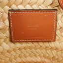 Celine Palm Leaves Calfskin Classic Triomphe Nano Panier