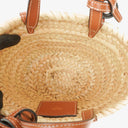 Celine Palm Leaves Calfskin Classic Triomphe Nano Panier