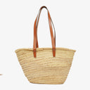 Celine Palm Leaves Calfskin Classic Triomphe Panier