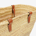 Celine Palm Leaves Calfskin Classic Triomphe Panier