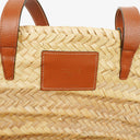 Celine Palm Leaves Calfskin Classic Triomphe Panier