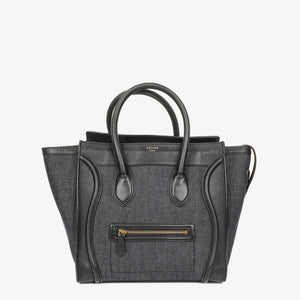 Celine Phantom Luggage Denim Medium Tote Tasche