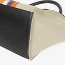 Celine Small Trapeze Multicolor Striped Canvas Bag
