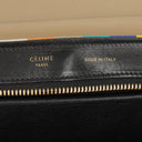 Celine Small Trapeze Multicolor Striped Canvas Bag
