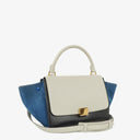 Celine Small Trapeze Multicolor Striped Canvas Bag