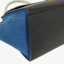 Celine Small Trapeze Multicolor Striped Canvas Bag