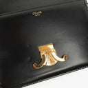 Celine Triomphe Bag Shiny Calfskin Adjustable Leather Shoulder Strap