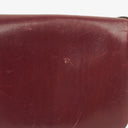 Céline Triomphe Burgundy Shiny Calfskin Shouder Bag