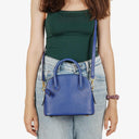 Celine Two-Way Blue Leather Mini Bag