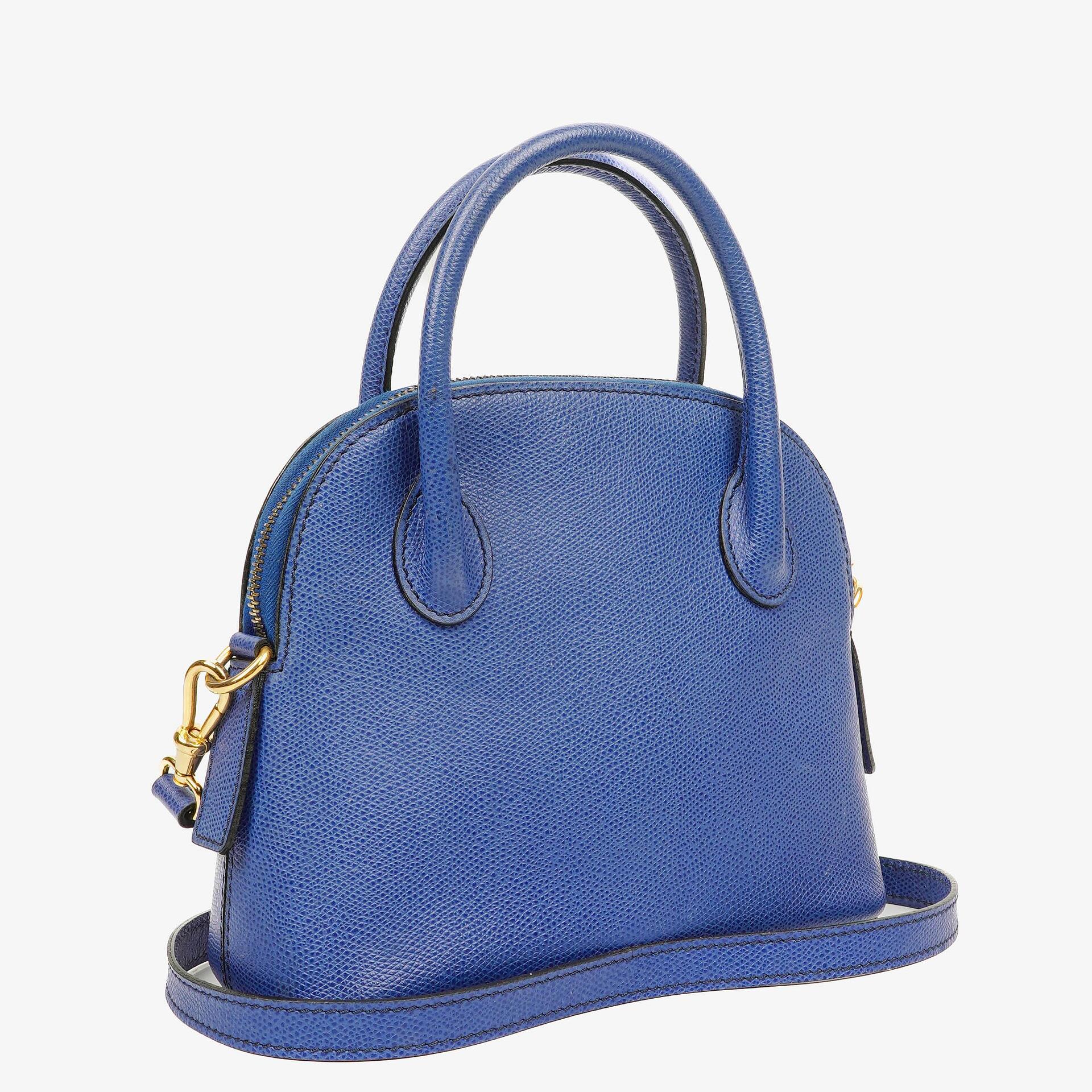 Celine Two-Way Blue Leather Mini Bag