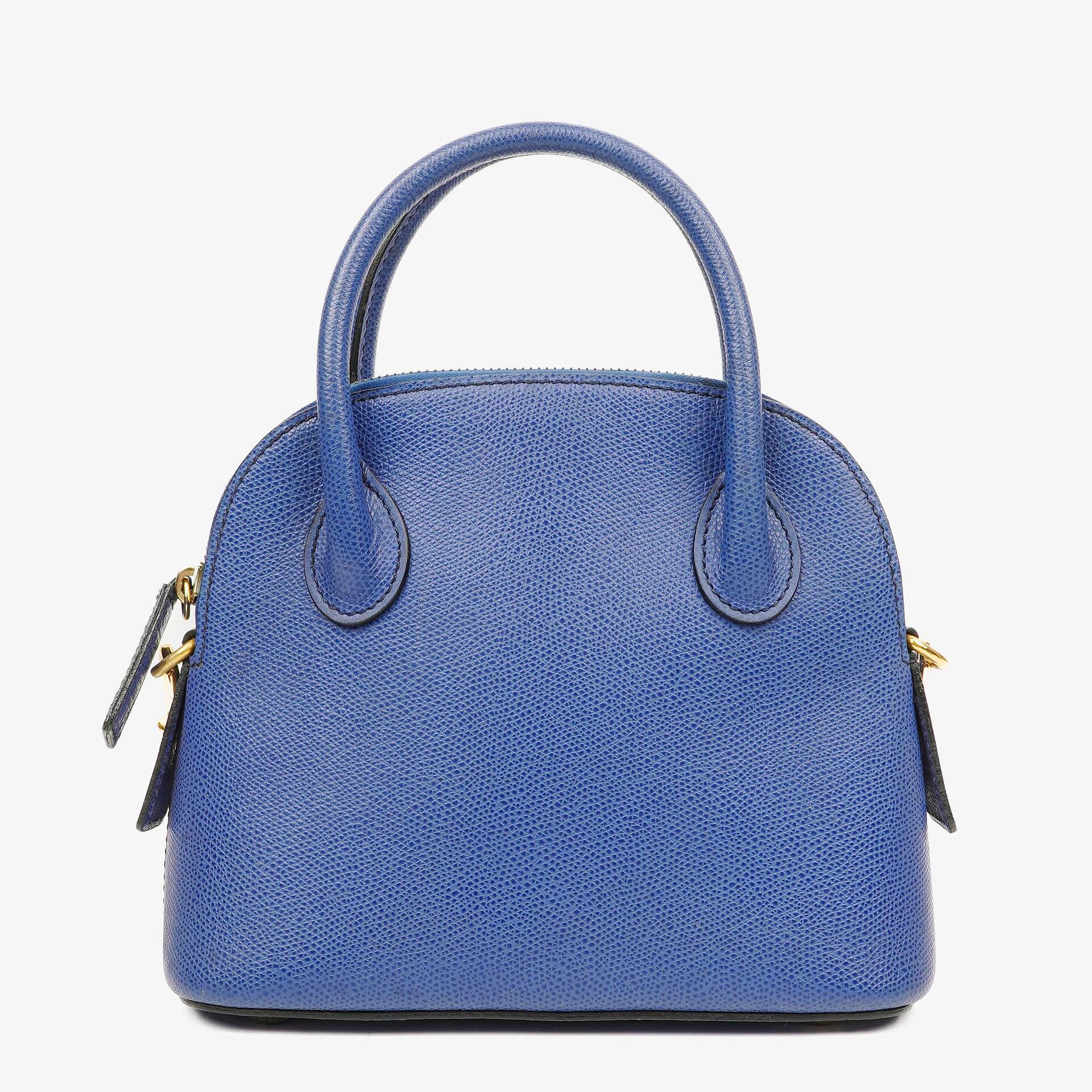 Celine Two-Way Blue Leather Mini Bag
