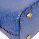 Celine Two-Way Blue Leather Mini Bag