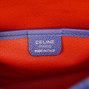 Celine Two-Way Blue Leather Mini Bag