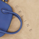 Celine Two-Way Blue Leather Mini Bag