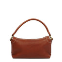 Celine Vintage Brown Textured Leather Shoulder Bag