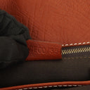 Celine Vintage Brown Textured Leather Shoulder Bag