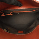 Celine Vintage Brown Textured Leather Shoulder Bag