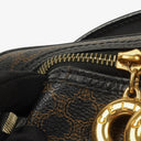 Celine Vintage Macadam Triomphe Black Vanity Bag