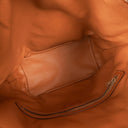 Celine Vintage Macadam Triomphe Brown Drawstring Bucket Bag