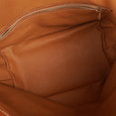 Celine Vintage Macadam Triomphe Brown Drawstring Bucket Bag