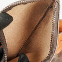 Celine Vintage Macadam Triomphe Brown Drawstring Bucket Bag