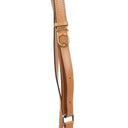 Celine Vintage Macadam Triomphe Brown Drawstring Small Bucket Bag