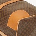 Celine Vintage Macadam Triomphe Brown Travel Bag
