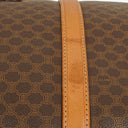 Celine Vintage Macadam Triomphe Brown Travel Bag