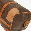 Celine Vintage Macadam Triomphe Brown Travel Bag