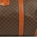 Celine Vintage Macadam Triomphe Brown Travel Bag