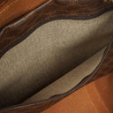 Celine Vintage Macadam Triomphe Brown Travel Bag