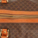 Celine Vintage Macadam Triomphe Brown Travel Bag