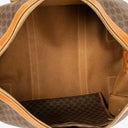 Celine Vintage Macadam Triomphe Brown Travel Bag