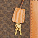 Celine Vintage Macadam Triomphe Brown Travel Bag