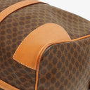 Celine Vintage Macadam Triomphe Brown Travel Bag