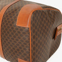 Celine Vintage Macadam Triomphe Brown Travel Bag