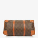 Celine Vintage Macadam Triomphe Brown Travel Bag