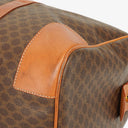 Celine Vintage Macadam Triomphe Brown Travel Bag