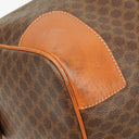 Celine Vintage Macadam Triomphe Brown Travel Bag