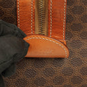 Celine Vintage Macadam Triomphe Brown Travel Bag