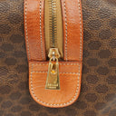 Celine Vintage Macadam Triomphe Brown Travel Bag