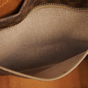 Celine Vintage Macadam Triomphe Brown Travel Bag