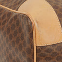 Celine Vintage Macadam Triomphe Brown Travel Bag