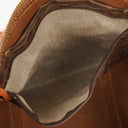 Celine Vintage Macadam Triomphe Brown Travel Bag