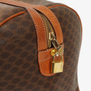 Celine Vintage Macadam Triomphe Brown Travel Bag