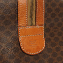 Celine Vintage Macadam Triomphe Brown Travel Bag