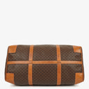 Celine Vintage Macadam Triomphe Brown Travel Bag