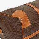 Celine Vintage Macadam Triomphe Brown Travel Bag