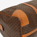 Celine Vintage Macadam Triomphe Brown Travel Bag