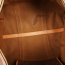 Celine Vintage Macadam Triomphe Brown Travel Bag